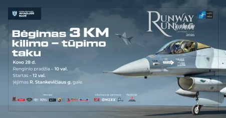 Runway Run 2026 BĖGIMAS KILIMO-TŪPIMO TAKU