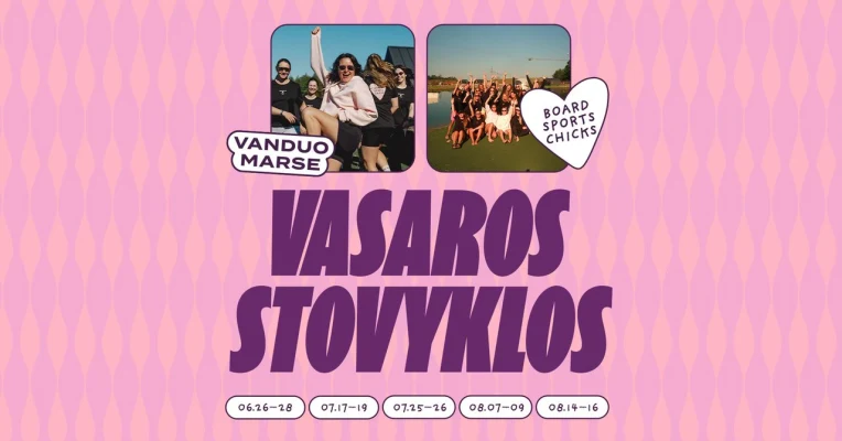 Vasaros vandenlenčių stovyklų kalendorius | Vanduo Marse