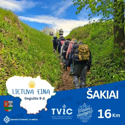 Tradicinis sezono atidarymo žygis "Lietuva Eina" | Šakiai