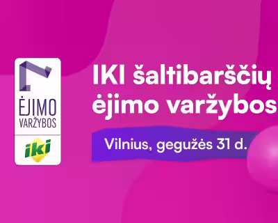 IKI šaltibarščių ėjimo varžybos | Vilnius 2026