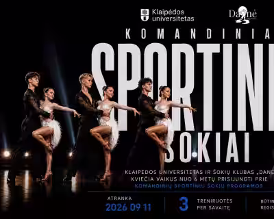 NAUJIENA | Pristatoma komandinių sportinių šokių ugdymo programa Klaipėdos universitete 