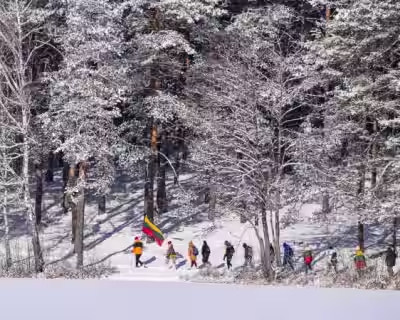 Vasario 16-osios žygis skirtas Lietuvos valstybės atkūrimo dienai paminėti su Pavel Kaliadziuk