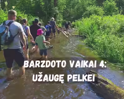 ŽYGIS BARZDOTO VAIKAI 4: UŽAUGĘ PELKEI (GRUPĖ PILNA)