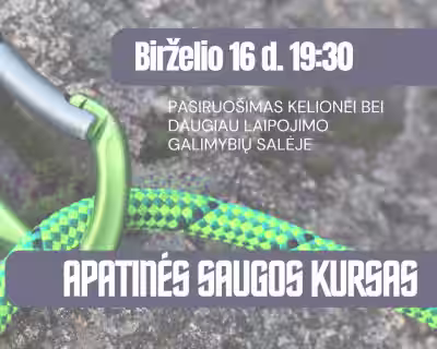 Saugojimo su apatine sauga kursas