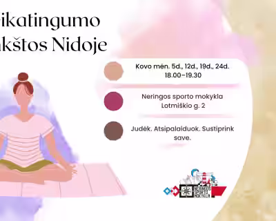 Sveikatingumo mankštos (joga) Nidoje