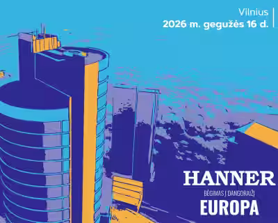 HANNER bėgimas į Europą - 2026