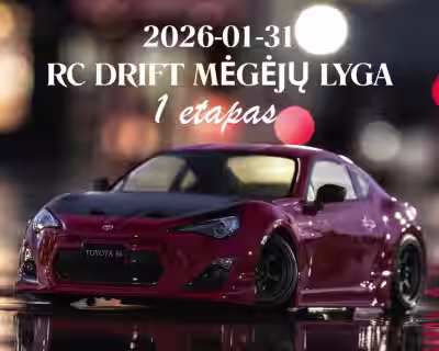 RC Drift Mėgėjų Lyga – 1 etapas