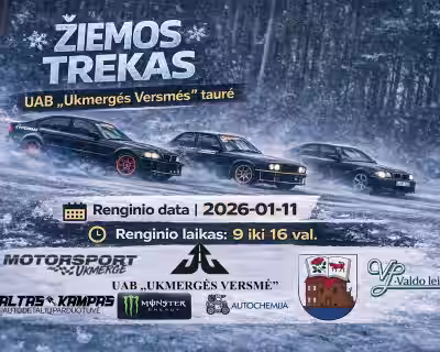 ŽIEMOS TREKAS "UAB UKMERGĖS VERSMĖ" TAUREI LAIMĖTI