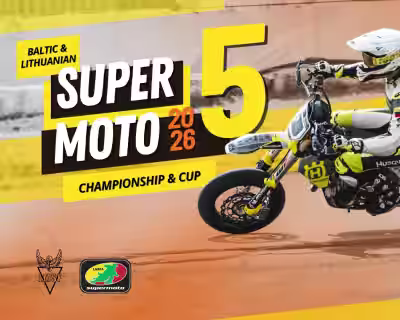 2026 m. Baltijos ir Lietuvos Supermoto čempionatas ir taurė II ir V etapai