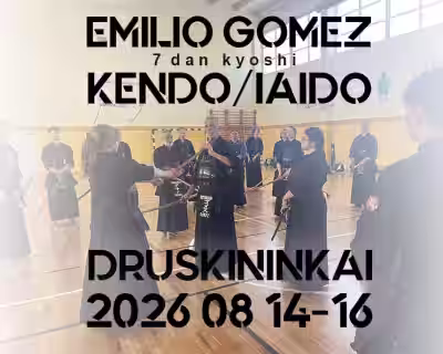 Druskininkų kendo ir iaido seminaras su E. Gomez, 7 dan Kyoshi