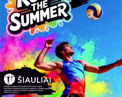 ROCK THE SUMMER'26 VYRŲ / MOTERŲ / MIX paplūdimio tinklinio varžybos