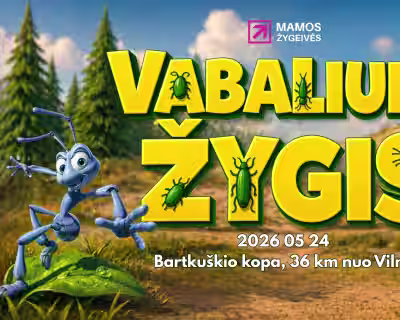 Vabaliukų žygis | Tėvams ir jų vaikams!