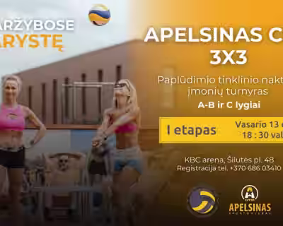 Paplūdimio tinklinio įmonių turnyras 3*3 "Apelsinas cup" III etapas, lygiai A-B-C