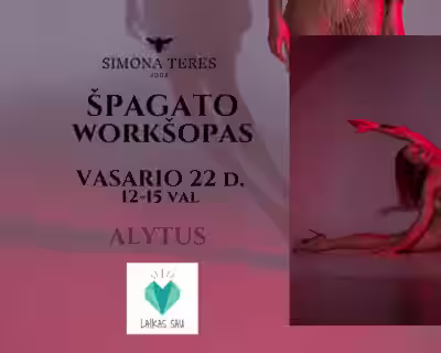 Špagato workšopas ALYTUS 02.22