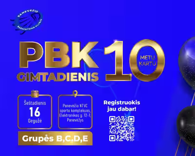 10 metų kartu – PBK jubiliejinis turnyras