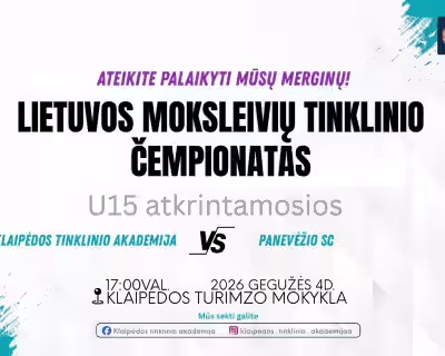 U15 LMTČ atkrintamosios