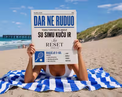 Teniso turnyras Palangoje su "Set Reset" ir Simu Kuču