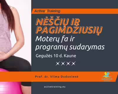 Nėščių ir pagimdžiusių moterų fizinis aktyvumas ir pratimų programos