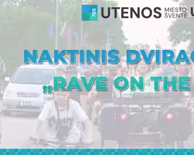 Naktinis dviračių šou „Rave on the bike“