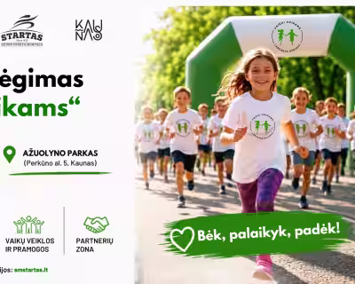 Labdaros bėgimas "VAIKAI VAIKAMS" 2026
