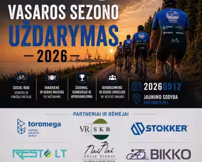 Memel Gravel vasaros sezono uždarymas 2026