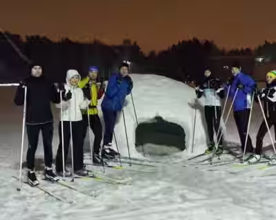 Lygumų slidinėjimo pamoka