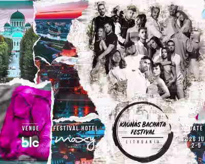 Kaunas Bachata Festival 2026 ✦ 2/3/4/5 July 2026 ✦