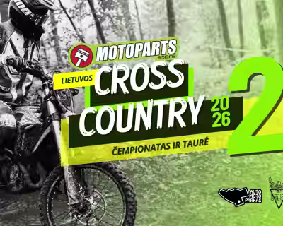 2026 m. Motoparts. store Lietuvos Cross Country čempionatas ir taurė II etapas