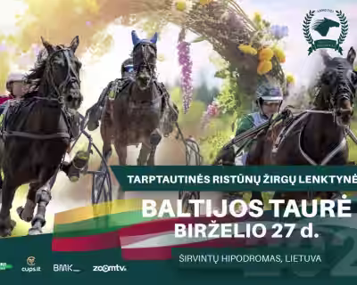 Traptautinės ristūnų žirgų lenktynės Birželio 27d.