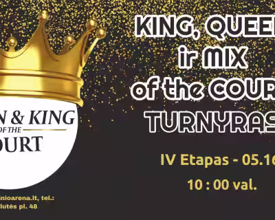 Queen and King (MIX taip pat) of the court, IV-as etapas