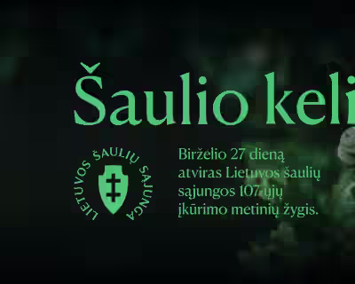 Šaulio kelias. Prisijunk!