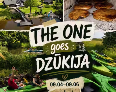 🌿 THE ONE savaitgalis Dzūkijoje: plaukimas Verknės upe, Dzūkiškų bandų edukacija ir degustacija
