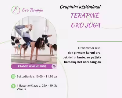 Terapinė Oro Joga | Oro Terapija