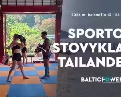 2026 Tailandas. Sporto stovykla! Dvi savaitės Krabi regione.