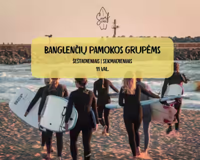 Banglenčių pamokos grupėms