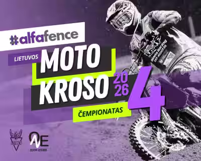 2026 m. #alfafence Lietuvos motokroso čempionatas IV etapas