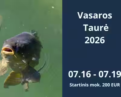 Vasaros taurė 2026