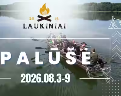 Laukinė išlikimo gamtoje stovykla jaunimui „LAUKINIAI 2026”
