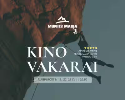 🎬 Rugpjūčio KINO VAKARAI!