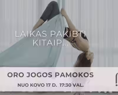 ORO JOGOS PAMOKOS (PRADEDANTIEJI/1-2 lygis)
