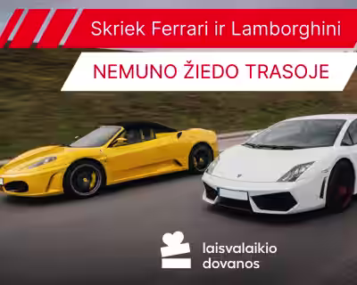 Važiuok su Lamborghini ir Ferrari Nemuno žiede | 2026 08 23