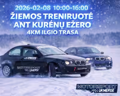 ,,ŽIEMOS TRENIRUOTĖ ANT KURĖNŲ EŽERO 4KM ILGIO TRASA"