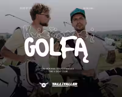 BalticPower x Tall&Taller. Vykstame mokytis golfo!