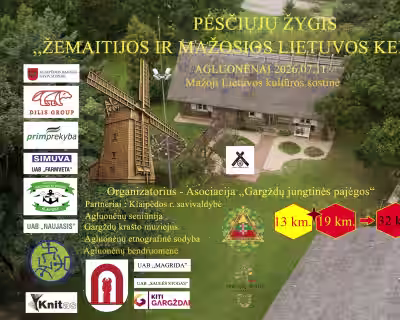 PĖSČIŲJŲ ŽYGIS ,,ŽEMAITIJOS IR MAŽOSIOS LIETUVOS KELIAIS" 