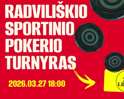 Pokerio turnyras RADVILIŠKYJE