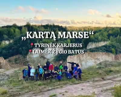 ŽYGIS „LAIMĖK ŽYGIO BATUS MARSE!“ VIETŲ NEBĖRA