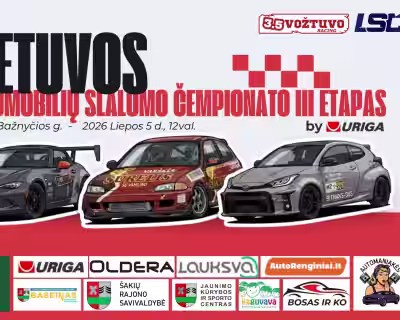 Lietuvos automobilių slalomo čempionato III etapas by Uriga
