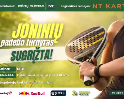 Joninių Padelio Turnyras 2026