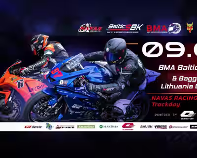 Navas Racing Club Trackday & BMA BalticSBK Round VII, Bagger Racing Lithuania Cup Round IV
