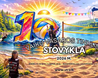 Vaikų Vasaros Tinklinio Stovykla